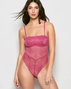 Allover Lace Open Back Bodysuit in*La Senza Discount