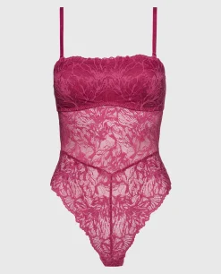 Allover Lace Open Back Bodysuit in*La Senza Discount