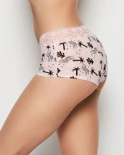 Boyshort Panty with Lace Trim in*La Senza Outlet
