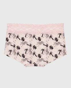 Boyshort Panty with Lace Trim in*La Senza Outlet