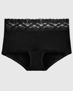Boyshort Panty with Lace Trim*La Senza Clearance