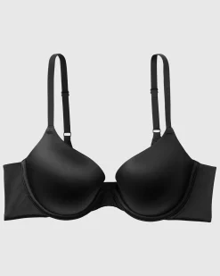 Comfort Lightly Lined Demi Bra in Black*La Senza New