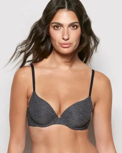 Comfort Lightly Lined Demi Bra in Black*La Senza Online