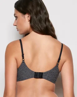 Comfort Lightly Lined Demi Bra in Black*La Senza Online