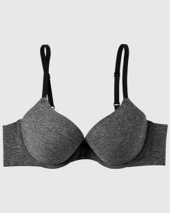 Comfort Lightly Lined Demi Bra in Black*La Senza Online