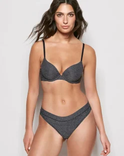 Comfort Lightly Lined Demi Bra in Black*La Senza Online