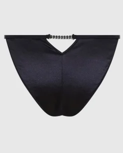 High Leg Thong Satin Panty in*La Senza Sale
