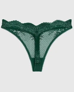 Lace High Leg Thong Panty*La Senza Clearance