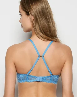 Lace Wing Push Up Bra in Pacific Coast*La Senza Clearance