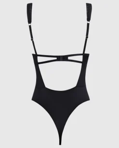 Lightly Lined Plunge Bodysuit*La Senza Outlet