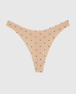 No Show Invisible High Leg Thong Panty*La Senza Best