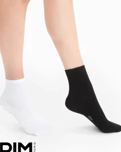 Pack of 2 Cotton Socks in Black and White*La Senza Clearance