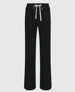 Pajama Pant with Logo Drawstring in Smoulder Black*La Senza Online