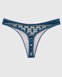 Remix Cotton Thong Panty*La Senza Discount