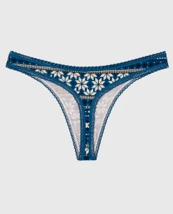 Remix Cotton Thong Panty*La Senza Discount