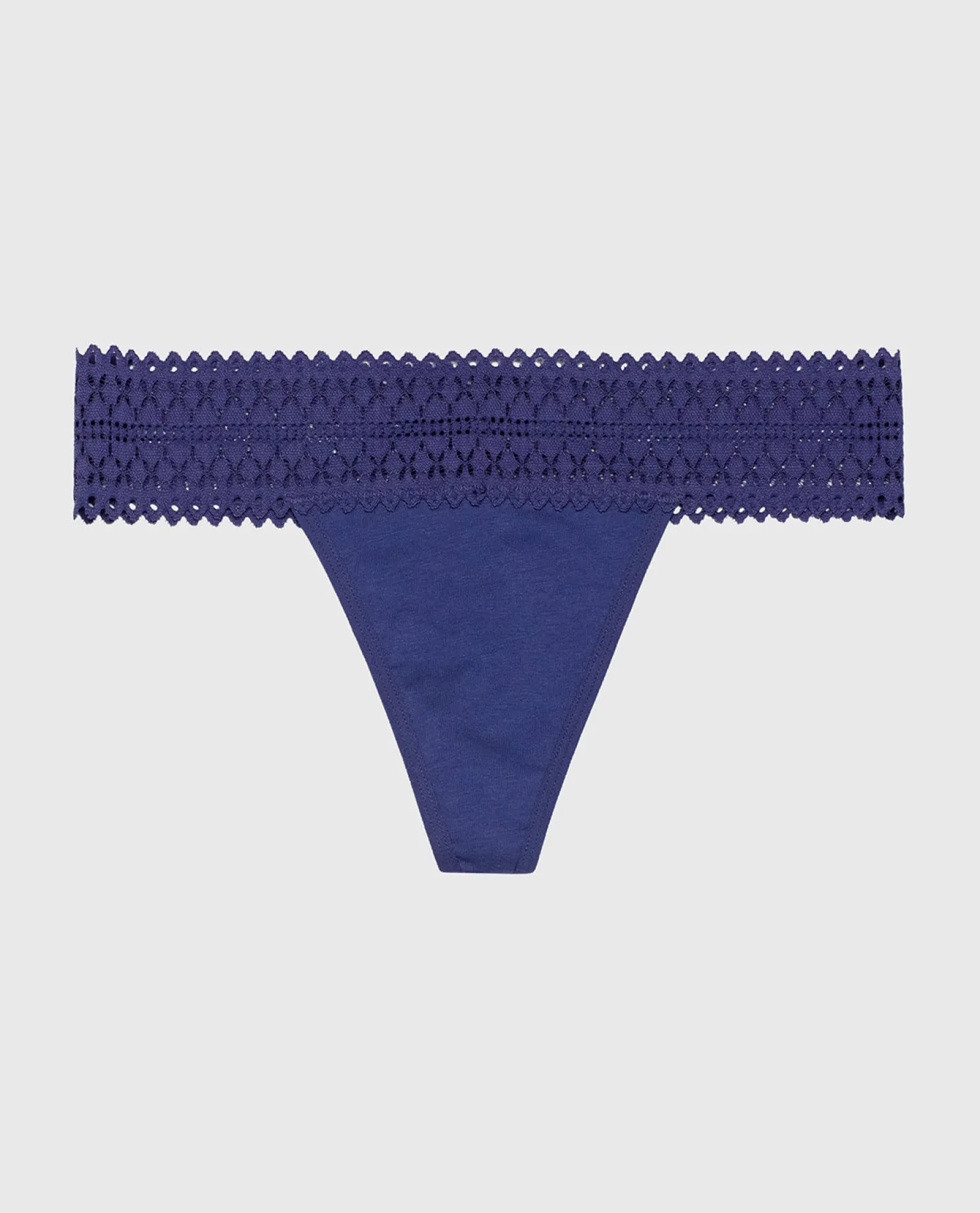 Thong Panty with Lace Trim in*La Senza Outlet
