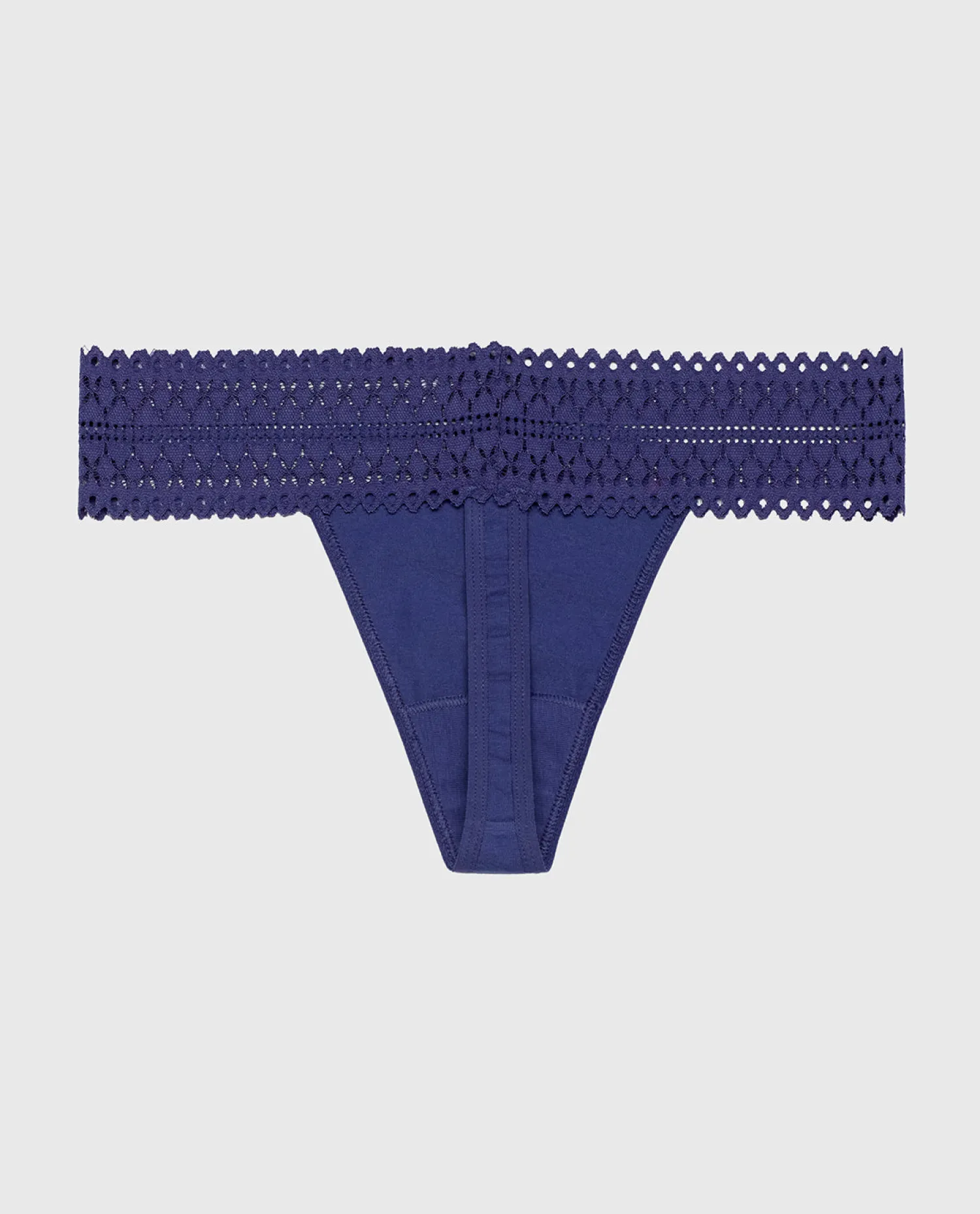 Thong Panty with Lace Trim in*La Senza Outlet