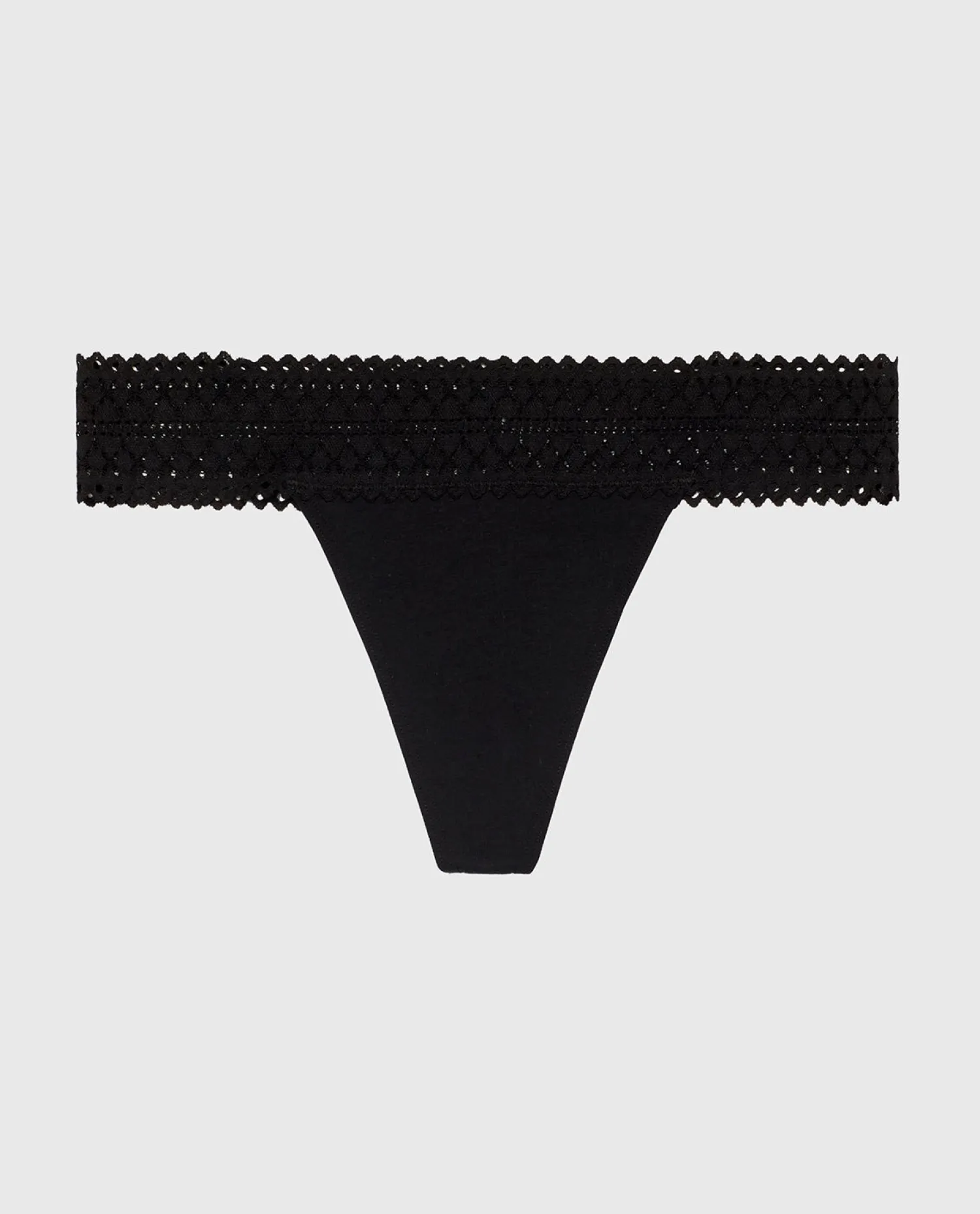 Thong Panty with Lace Trim in*La Senza Discount