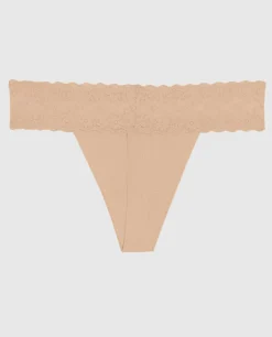 Thong Panty with Lace Trim*La Senza Online