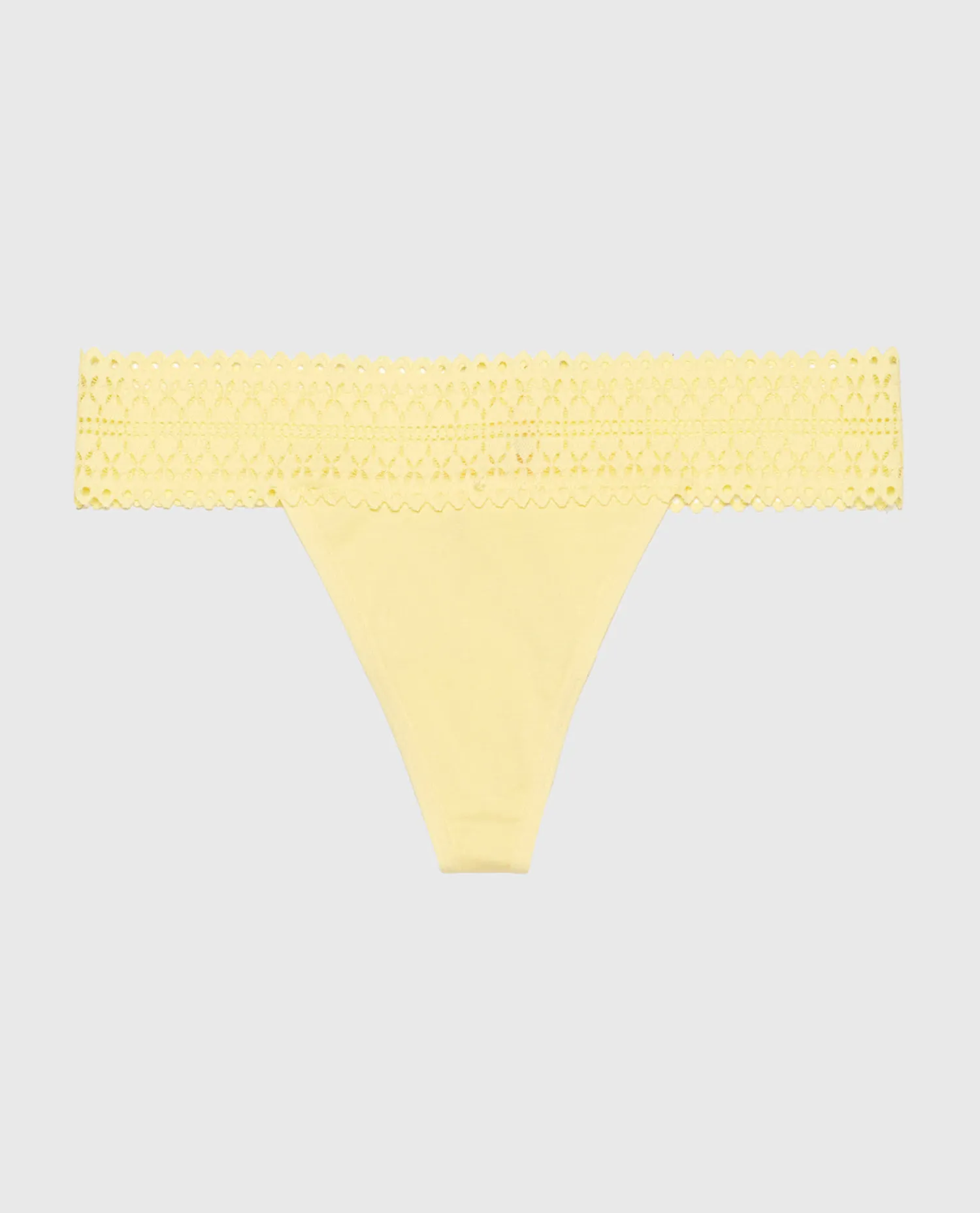 Thong Panty with Lace Trim in*La Senza Hot