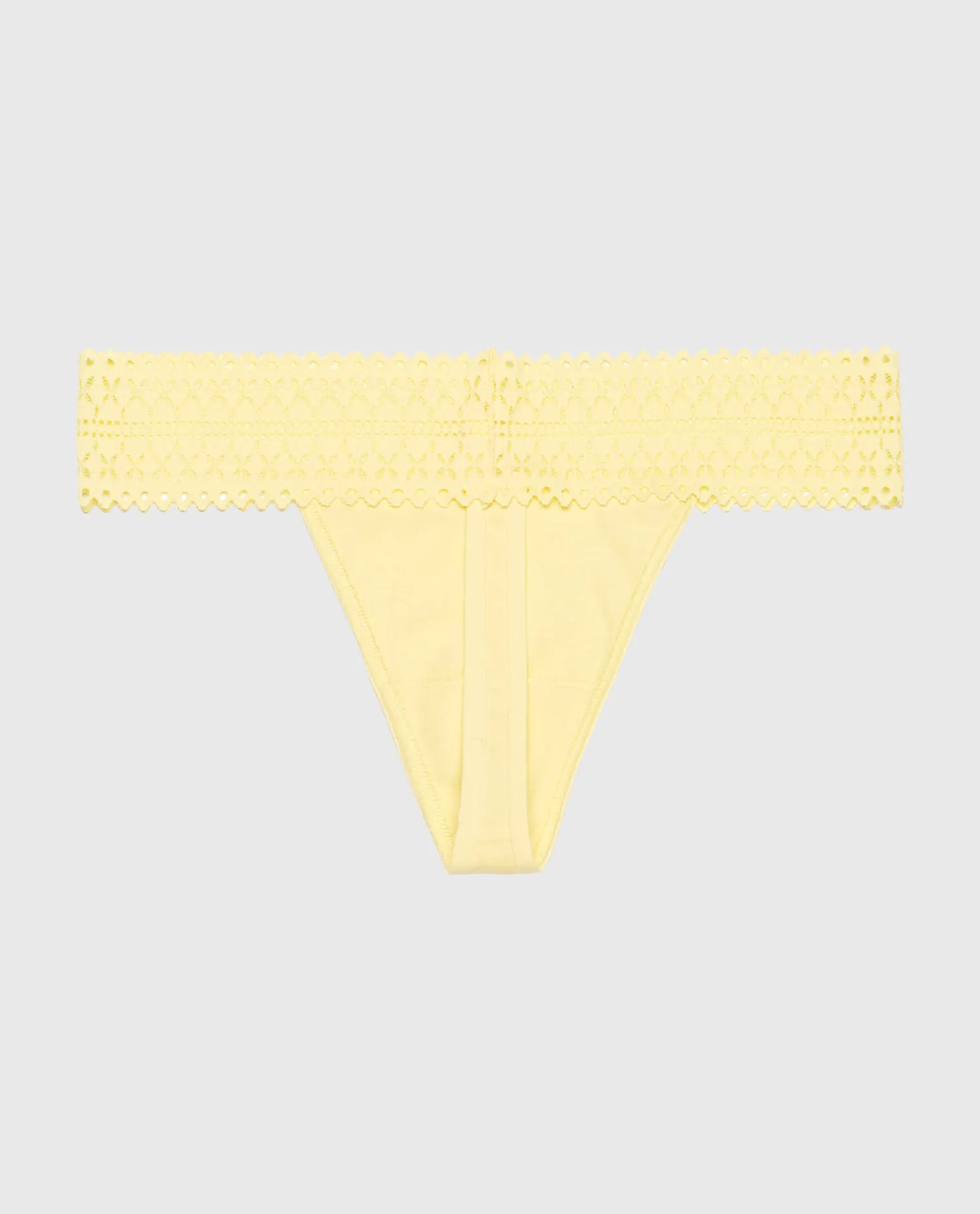 Thong Panty with Lace Trim in*La Senza Hot