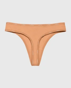 Thong Panty with Logo Trim in*La Senza Outlet