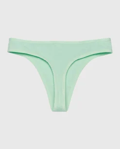 Thong Panty with Logo Trim in*La Senza Discount