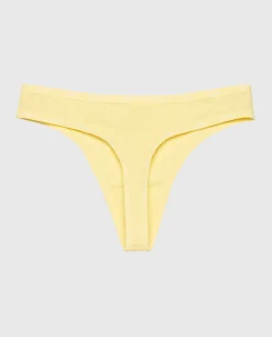 Thong Panty with Logo Trim in*La Senza Outlet