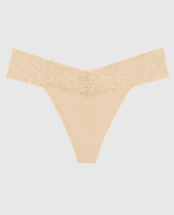 V-Waist Cotton Thong Panty*La Senza Clearance